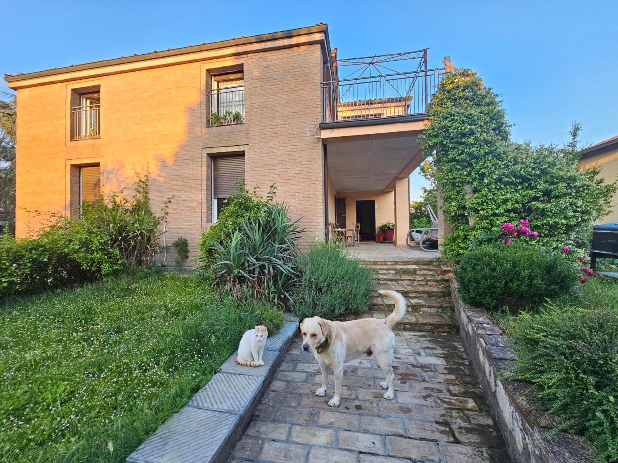 Casa Vincenzo 130 Mq Con Portico Ed Ingresso Esclusivo Dal Giardino Villa Felino Ngoại thất bức ảnh